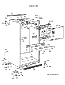 03 - Cabinet Parts parts for Ge Refrigerator TBG21DAXDRWW from AppliancePartsPros.com