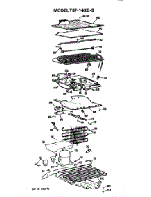 Unit parts for Ge Refrigerator TBF14XGB from AppliancePartsPros.com