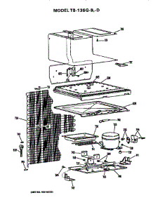 Unit parts for Ge Refrigerator TB13SGDLDS from AppliancePartsPros.com
