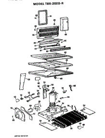 Unit parts for Ge Refrigerator TBX20ZGR from AppliancePartsPros.com