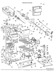 03 - Freezer Section parts for Ge Refrigerator TFX24FGE from AppliancePartsPros.com