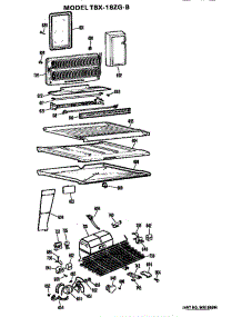 Unit parts for Ge Refrigerator TBX18ZGB from AppliancePartsPros.com