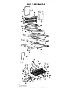 Unit parts for Ge Refrigerator TBX20KGB from AppliancePartsPros.com