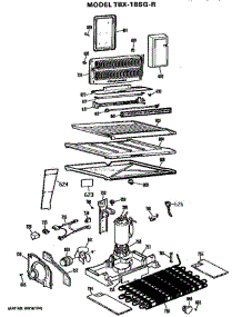 Unit parts for Ge Refrigerator TBX18SGR from AppliancePartsPros.com