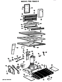 Unit parts for Ge Refrigerator TBX18AGR from AppliancePartsPros.com