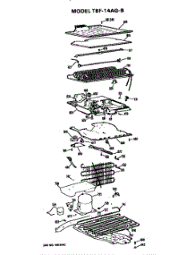 Unit parts for Ge Refrigerator TBF14AGB from AppliancePartsPros.com