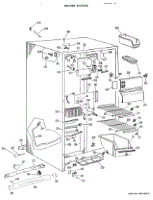 02 - Freezer Section parts for Ge Refrigerator TFX22ZGB from AppliancePartsPros.com