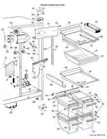 04 - Fresh Food Section parts for Ge Refrigerator TFX24FGC from AppliancePartsPros.com
