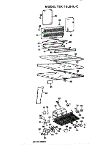 Unit parts for Ge Refrigerator TBX18LGB from AppliancePartsPros.com