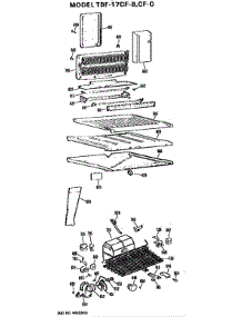 Capacitor / Motor Evap Fan parts for Ge Refrigerator TBF17CFC from AppliancePartsPros.com