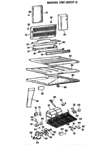 Unit parts for Ge Refrigerator TBF20DFC from AppliancePartsPros.com