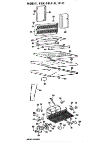 Unit parts for Ge Refrigerator TBX18LFB from AppliancePartsPros.com