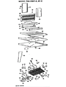 Unit parts for Ge Refrigerator TBX20KFB from AppliancePartsPros.com
