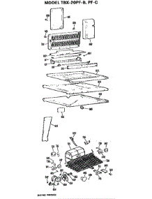 Unit parts for Ge Refrigerator TBX20PFC from AppliancePartsPros.com