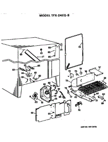 Unit parts for Ge Refrigerator TFX24EGB from AppliancePartsPros.com