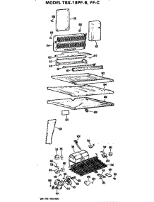 Unit parts for Ge Refrigerator TBX18PFB from AppliancePartsPros.com
