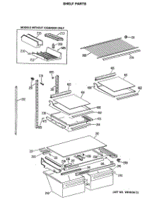 04 - Shelf Parts parts for Ge Refrigerator TBH21MASPRAD from AppliancePartsPros.com