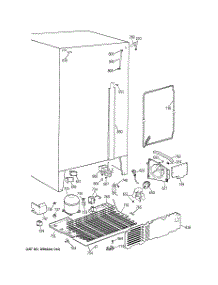 06 - Unit Parts parts for Ge Refrigerator TFJ22PRXBAA from AppliancePartsPros.com
