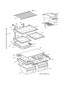 04 - Shelf Parts parts for Ge Refrigerator TBX21MABBRAA from AppliancePartsPros.com
