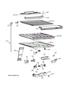 05 - Compartment Separator Parts parts for Ge Refrigerator TBX21JAZHRAA from AppliancePartsPros.com