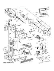 02 - Freezer Section parts for Ge Refrigerator MSX25GRYDAA from AppliancePartsPros.com