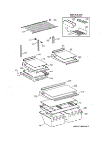 04 - Shelf Parts parts for Ge Refrigerator TBX18NIZCRWW from AppliancePartsPros.com