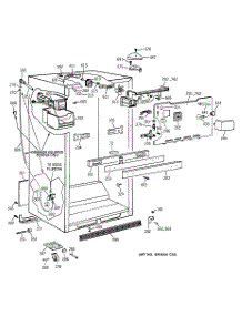 03 - Cabinet Parts parts for Ge Refrigerator TBX22PAYMRBB from AppliancePartsPros.com