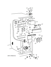 04 - Fresh Food Section parts for Ge Refrigerator TFH22PRXFWW from AppliancePartsPros.com