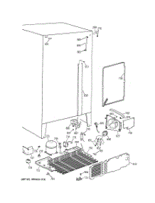 04 - Unit Parts parts for Ge Refrigerator MSX25GRYAWW from AppliancePartsPros.com
