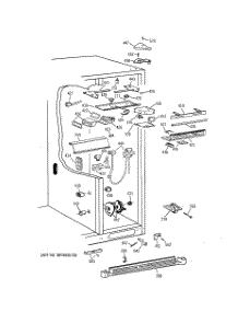 05 - Fresh Food Section parts for Ge Refrigerator TPJ24BIBAWW from AppliancePartsPros.com