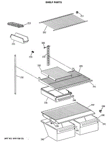 04 - Shelf Parts parts for Ge Refrigerator MTX18BASQRAD from AppliancePartsPros.com