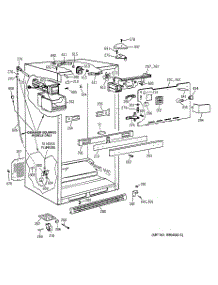 03 - Cabinet Parts parts for Ge Refrigerator TBX22PIBLRWW from AppliancePartsPros.com