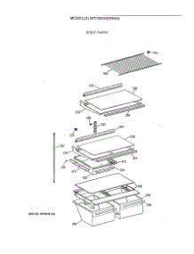 04 - Shelf Parts parts for Ge Refrigerator MTI18GIXERWW from AppliancePartsPros.com
