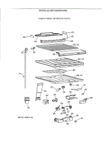05 - Compartment Separator Parts parts for Ge Refrigerator MTI18GIXERWW from AppliancePartsPros.com