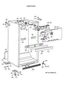 03 - Cabinet Parts parts for Ge Refrigerator TBX21JAXARWW from AppliancePartsPros.com