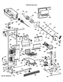 03 - Freezer Section parts for Ge Refrigerator TFG22PRTCWW from AppliancePartsPros.com