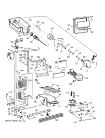 02 - Freezer Section parts for Ge Refrigerator TFX20NWXFWH from AppliancePartsPros.com