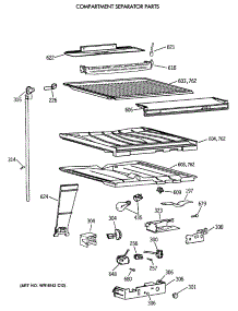 05 - Compartment Separator Parts parts for Ge Refrigerator TBX21JAXARWW from AppliancePartsPros.com