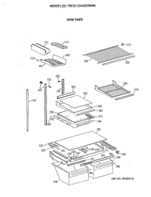04 - Shelf Parts parts for Ge Refrigerator TBG21DAXERWW from AppliancePartsPros.com