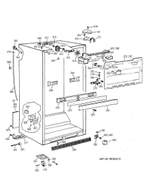 05 - Cabinet Parts parts for Ge Refrigerator TBX22PRYFLWW from AppliancePartsPros.com