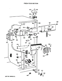 04 - Fresh Food Section parts for Ge Refrigerator TFG27PFTCBB from AppliancePartsPros.com