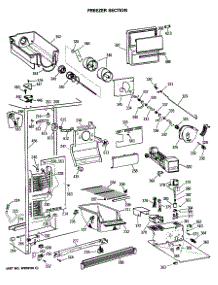 02 - Freezer Section parts for Ge Refrigerator TFX24JRSBWH from AppliancePartsPros.com