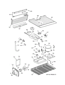 03 - Unit Parts parts for Ge Refrigerator TBX16SAZERWH from AppliancePartsPros.com