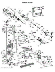 02 - Freezer Section parts for Ge Refrigerator TFH22JWTAWH from AppliancePartsPros.com