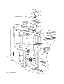 04 - Fresh Food Section parts for Ge Refrigerator TPX21PRBABB from AppliancePartsPros.com