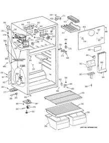 02 - Cabinet parts for Ge Refrigerator TBX14SIBBRWW from AppliancePartsPros.com