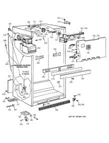 03 - Cabinet Parts parts for Ge Refrigerator TBX19DIYERWW from AppliancePartsPros.com