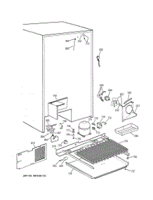 07 - Unit Parts parts for Ge Refrigerator TFX30PRYDWW from AppliancePartsPros.com