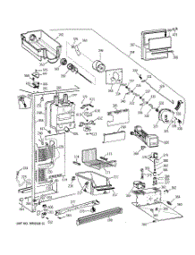 03 - Freezer Section parts for Ge Refrigerator TFX22PRBABB from AppliancePartsPros.com