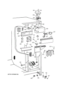 04 - Fresh Food Section parts for Ge Refrigerator TFX22PRBABB from AppliancePartsPros.com